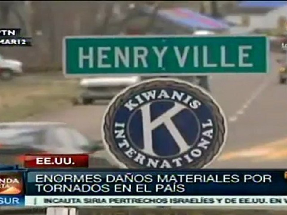 Tornados causan estragos en los Estados Unidos