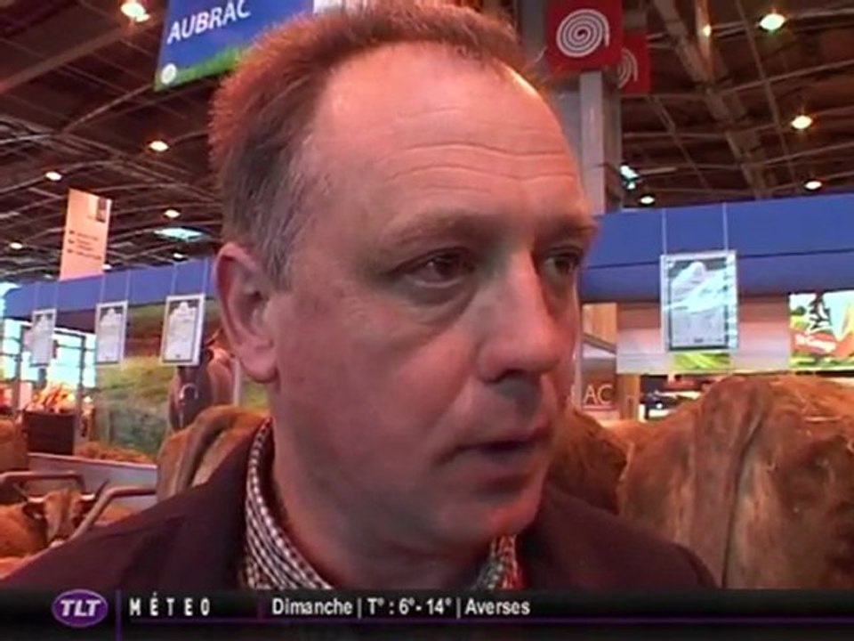 François Nolorgues au Concours général agricole (Toulouse)