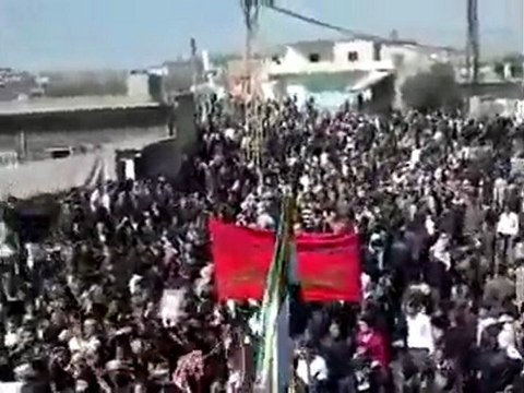 فري برس درعا إنخل تشييع الشهيد غسان محمد المطلق 5 3 2012 ج1