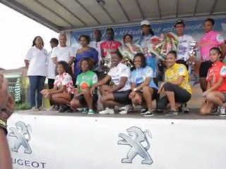 Podium arrivée 4ème Etape