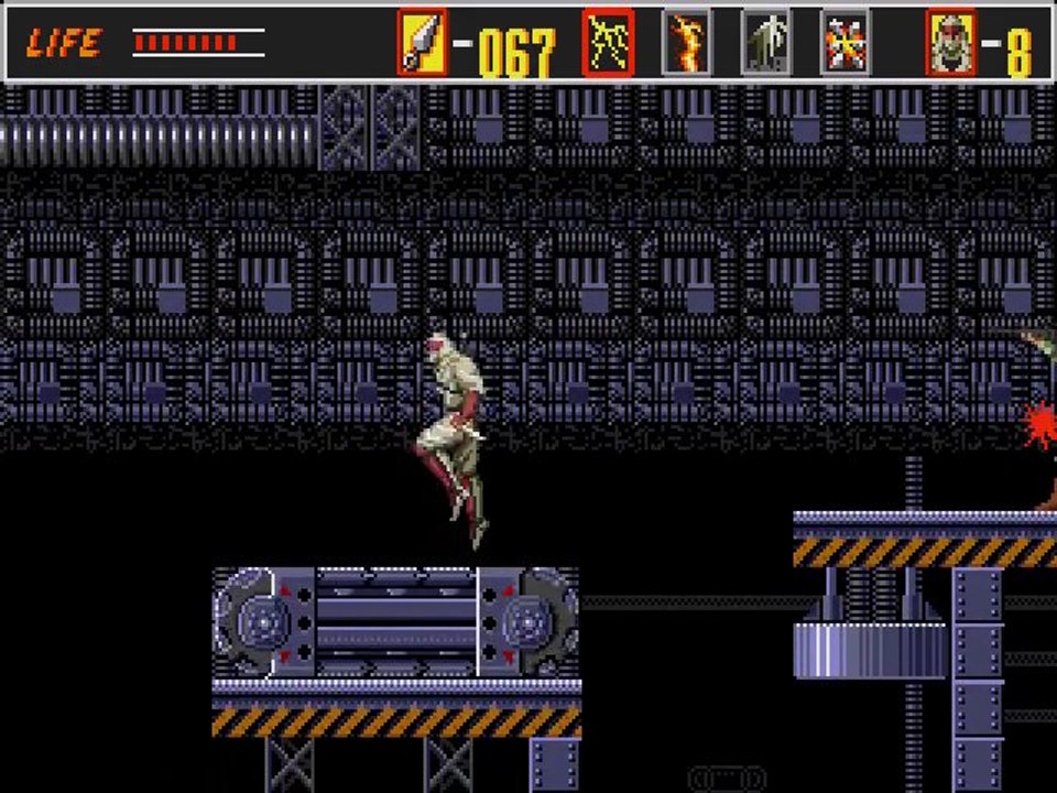 Test de The Revenge Of Shinobi ( Megadrive )