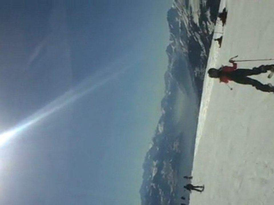 Sasha skiing 1
