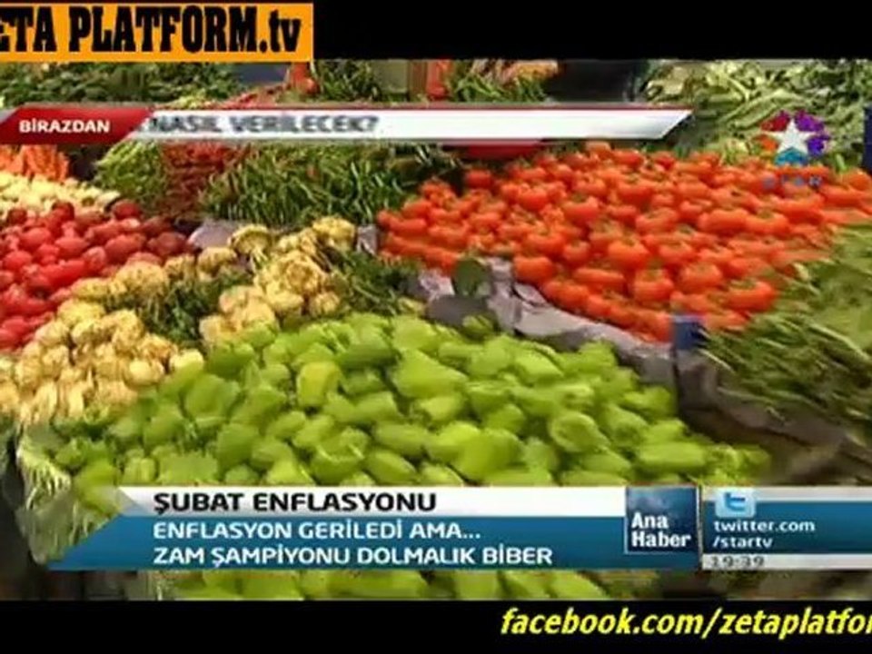 STAR TV HABER ŞUBAT AYI ENFLASYONU:::::zetaplatform::::