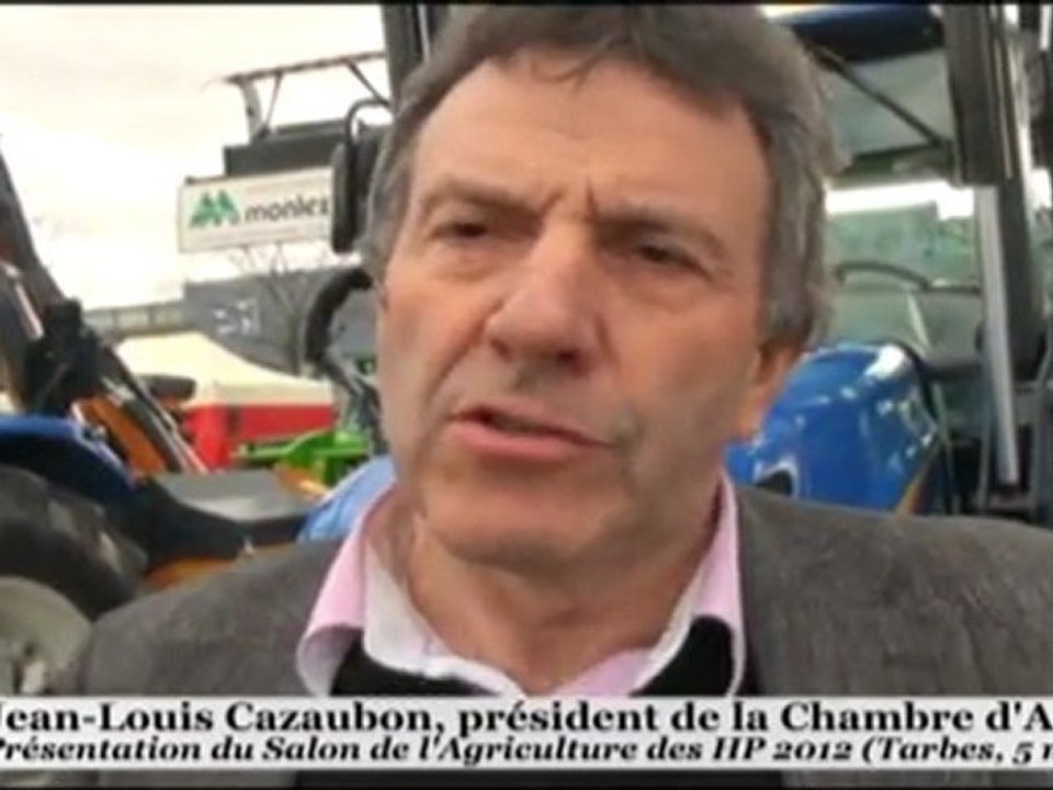 Tarbes JL Cazaubon et le Salon de l'Agriculture 2012 (5 mars 2012)