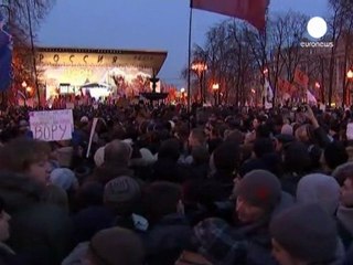 Russian police break up anti-Putin rallies