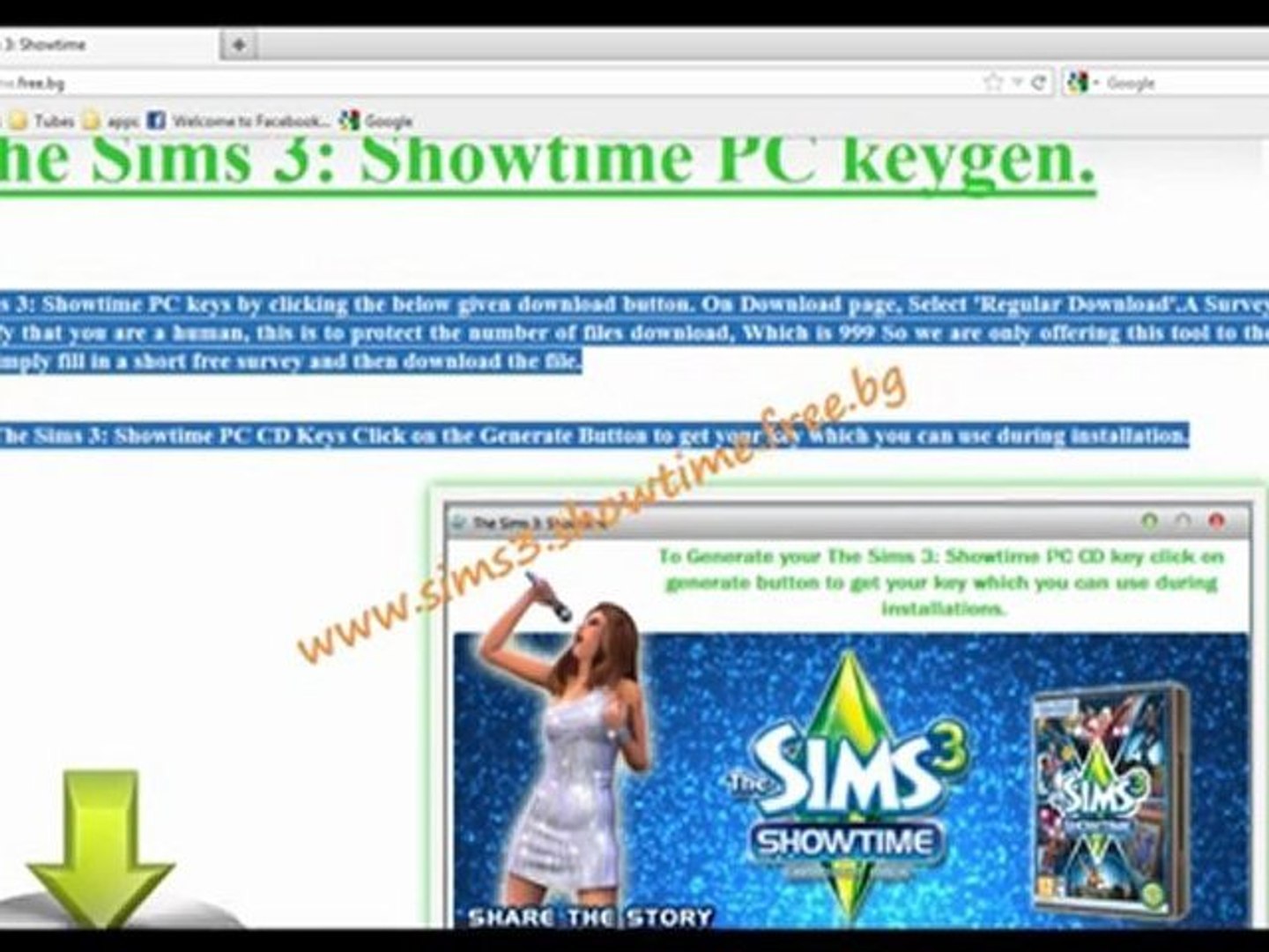 Sims 3 showtime download mac free