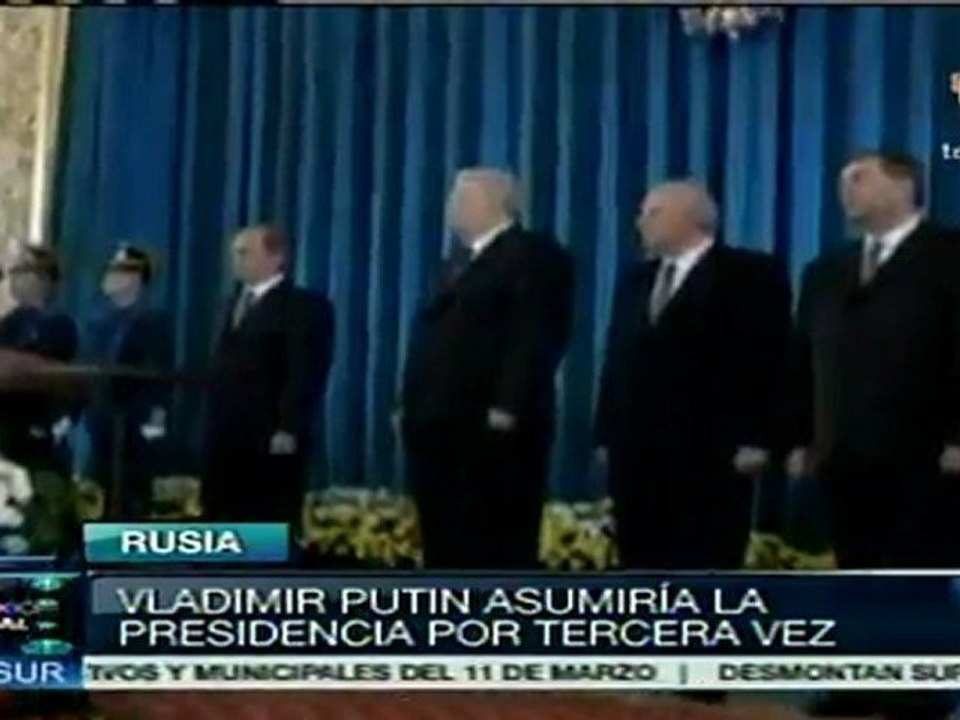 Putin llega por tercera vez a la presidencia de Rusia