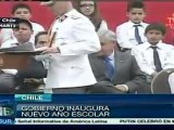 Piñera inauguró el año escolar en Chile