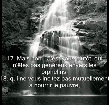 Sourate 89. L'aube (Al-Fajr) Traduction en Français