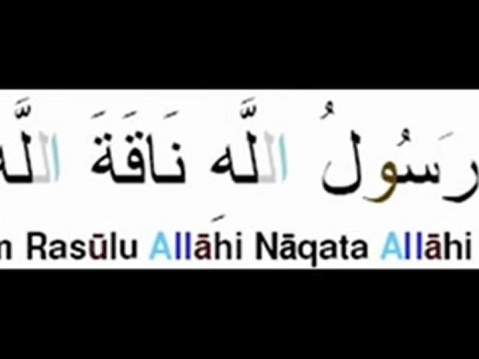 Sourate 91 Ach-Chams (Lecture Tajwid)