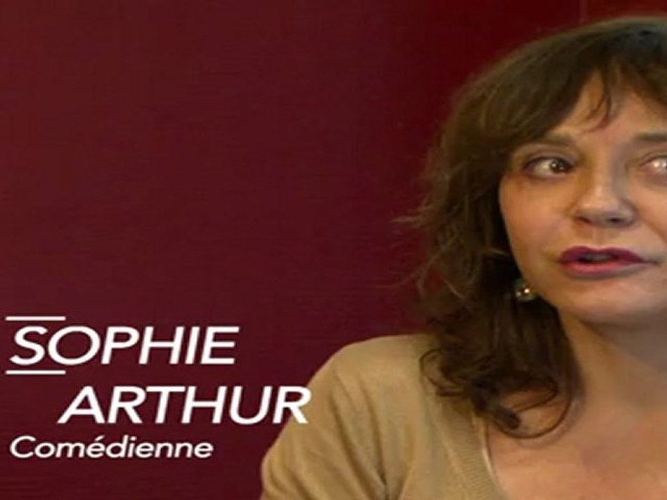 Sophie Arthur, comédienne, soutient François Hollande