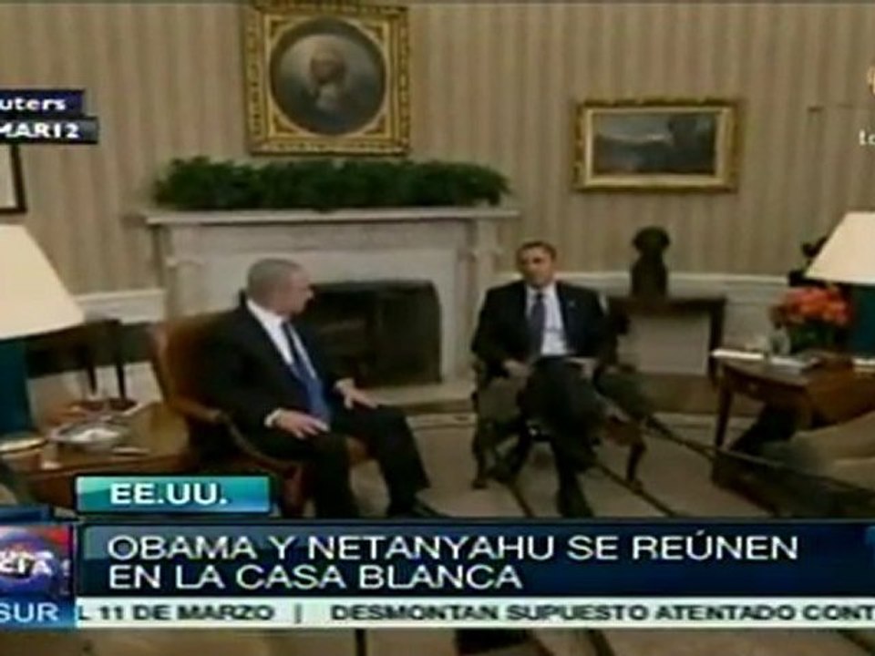 Obama y Netanyahu se reúnen en la Casa Blanca
