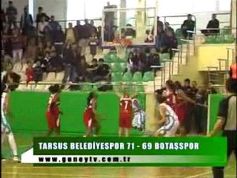 Tarsus Belediyespor, Botaşspor'u 71-69 yendi