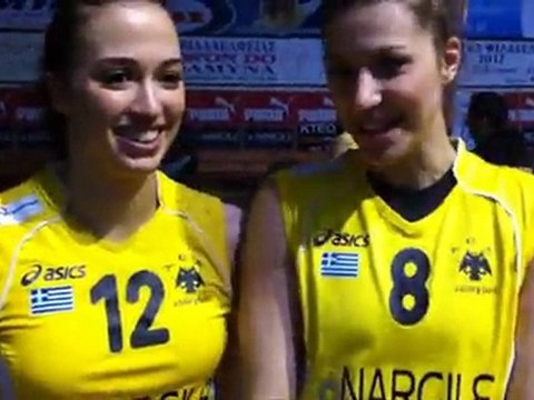 Η Αθηνά Παπαφωτίου και η Γιώτα Γκιουζέλη στο Sport24.gr