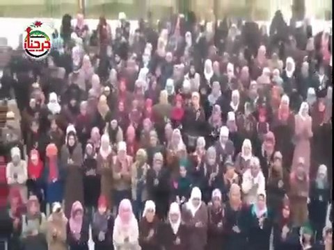 فري برس ادلب جرجناز مظاهرة طلابية 5 3 2012