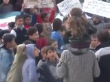 فري برس ادلب  التمانعة مظاهرة أطفال 5 3 2012