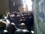 فري برس دمشق  حي القابون  أحرار القابون في تشييع الميدان جـ1