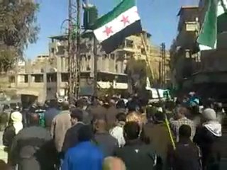 فري برس ثوار الشام  الهامة تشييع الشهيدة انتصار المسح 5 3 2012  ج5