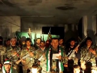 فري برس ادلب جبل الزاوية  تشكيل سرية الطائفة العلوية الأحرار5 3 2012