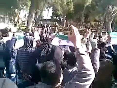 فري برس حلب الجامعة كلية الكهرباء الشعب يريد إعدام 5 3 2012 جـ2