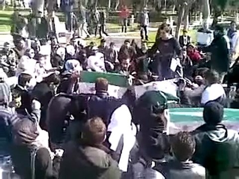 فري برس حلب الجامعة كلية الكهرباء الشعب يريد إعدام 5 3 2012 جـ1