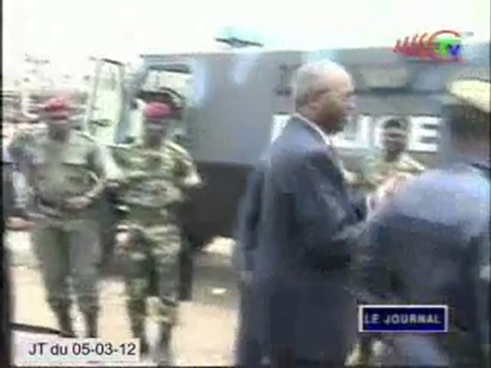 Les autorités militaires font le constat des dégâts