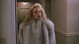 Traci Lords arrives in fur coat - Wiseguy - Date with an Angel (1988)