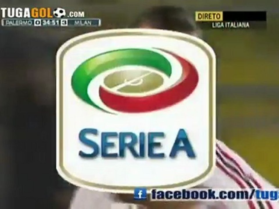Ibra sút xa ghi bàn cho Milan trong trận thắng Palermo
