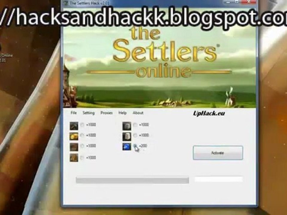 Settlers Online hack 2012