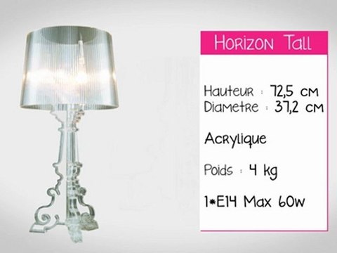 Lampe de style baroque de Illumine Design - Horizon Tall