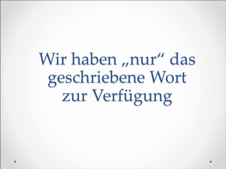 Online Dating ist leichter...