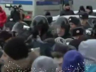 Más de un centenar de detenidos en las protestas contra Putin