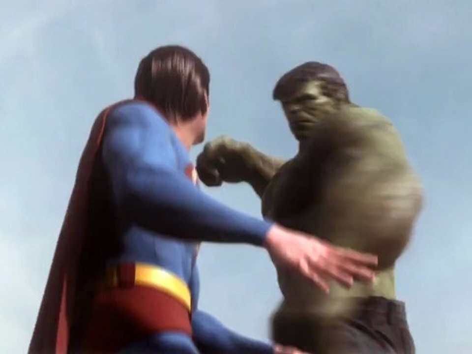 Superman vs Hulk - The Fight (Part 2)