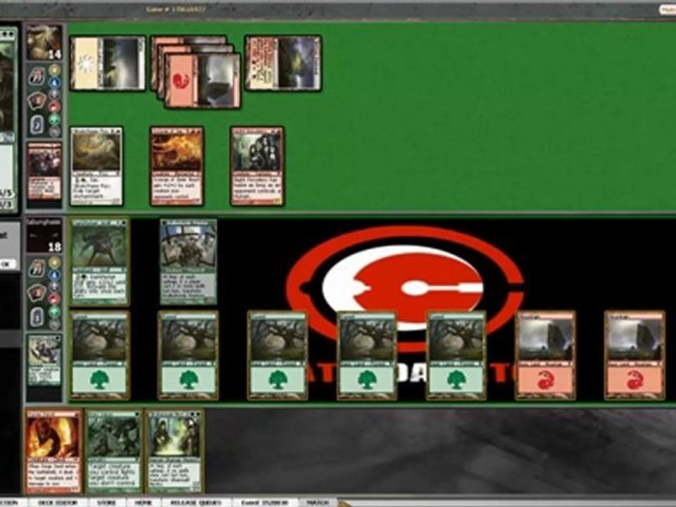 MTG - Draft DKA - RG Werewolves ROUND 1