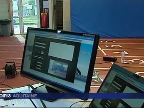 Véronique Mang au CREPS de Poitiers France 3 Poitou-Charentes