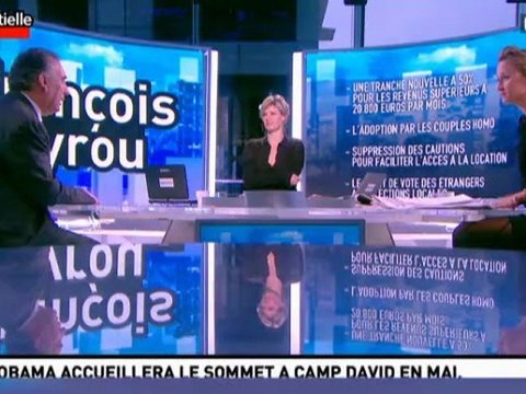 François Bayrou, invité de la Matinale sur Canal+ - 060312
