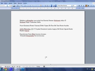 WolfteamFrm.Com Yansıma Efekti Yapımı