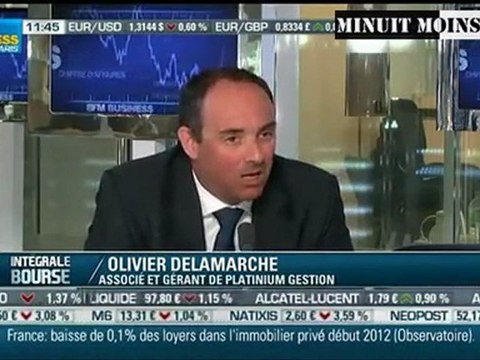 Olivier Delamarche - Bernanke et Draghi sont à mettre en prison - 06/03/2012 - BFM Business