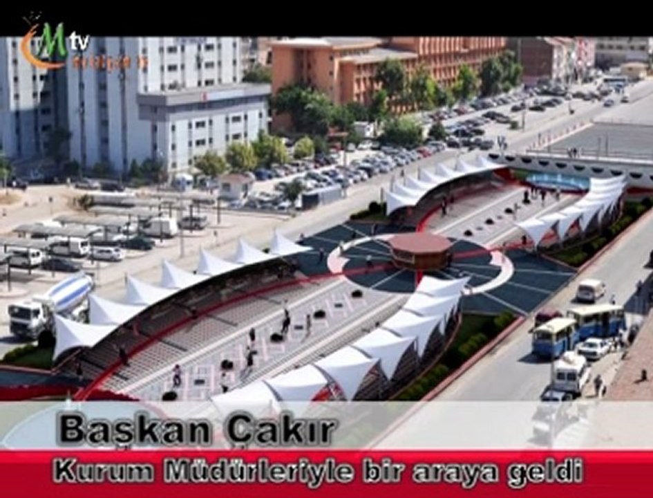 başkan çakır Kurum Müdürleriyle bir araya geldi