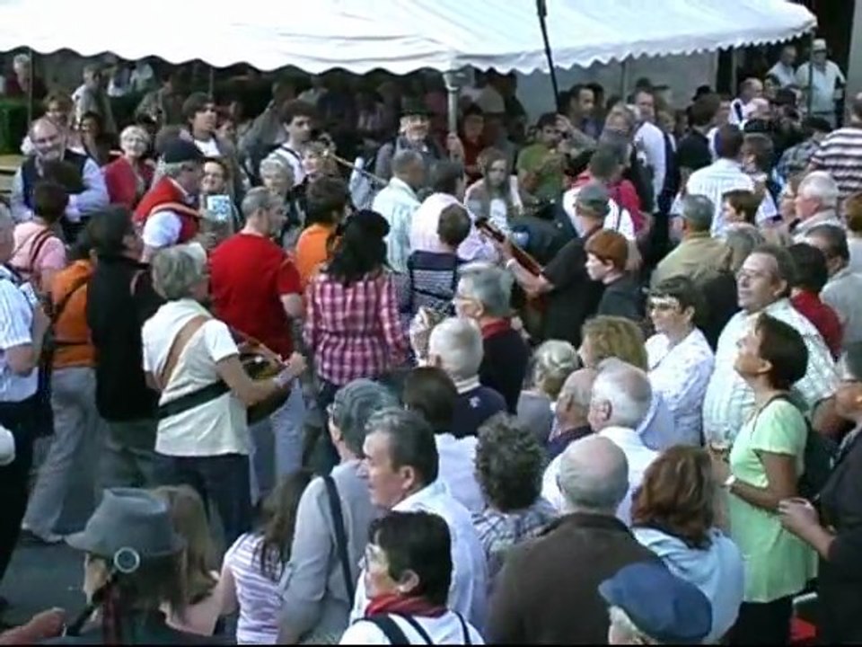 RASSEMBLEMENT D'ACCORDEONS A LA FETE DE L'ACCORDEON DE LUZY