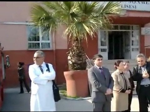 Bursa Fen Lisesi Yangin Tatbikati