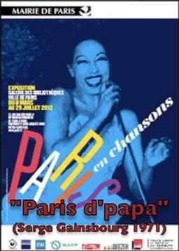 Juliette Gréco: Paris d'papa (S.Gainsbourg) inédit 1971