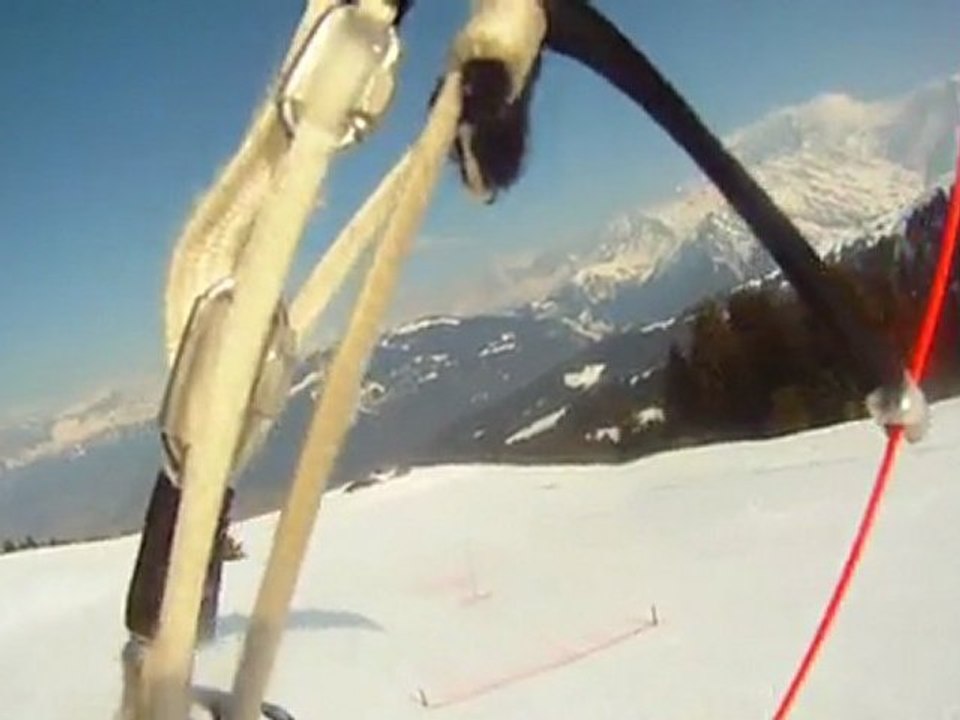 Entrainement "Vol et Ski" à Saint Gervais Mont Blanc