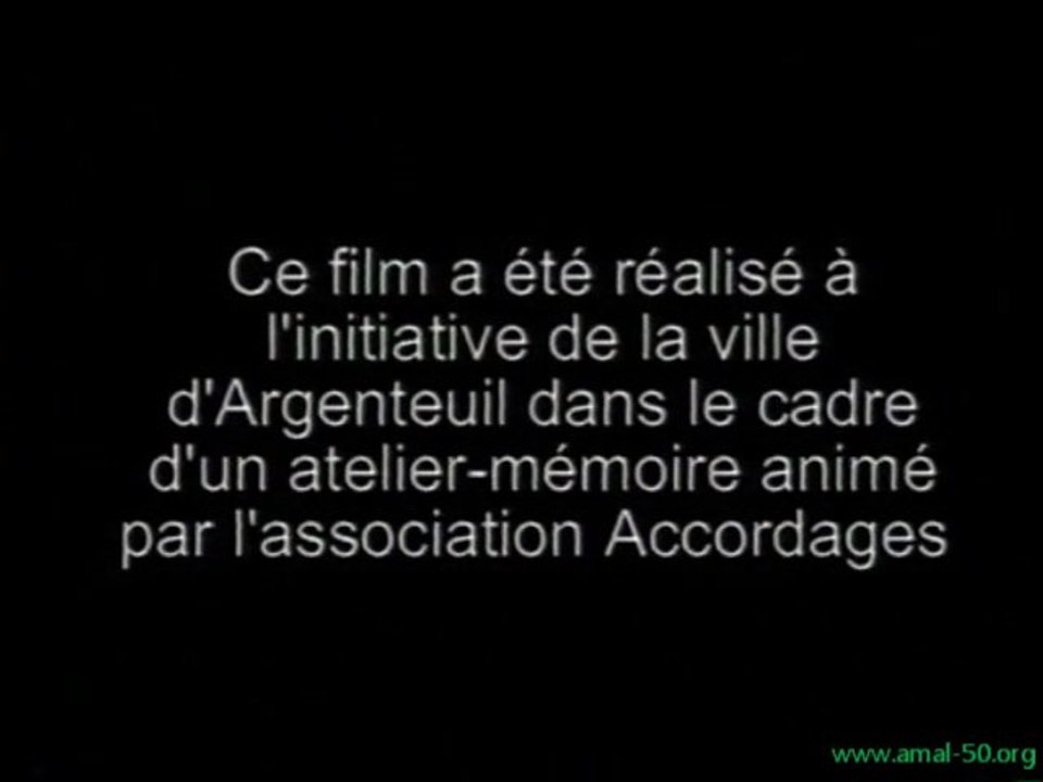 Les bidonvilles d'Argenteuil au temps de la guerre d'Algérie