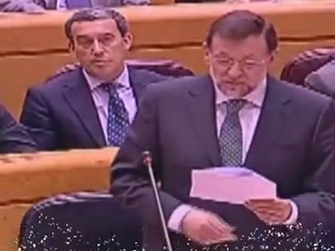 Sesión de control en el Senado: Rajoy: Reforma laboral como alternativa al despido