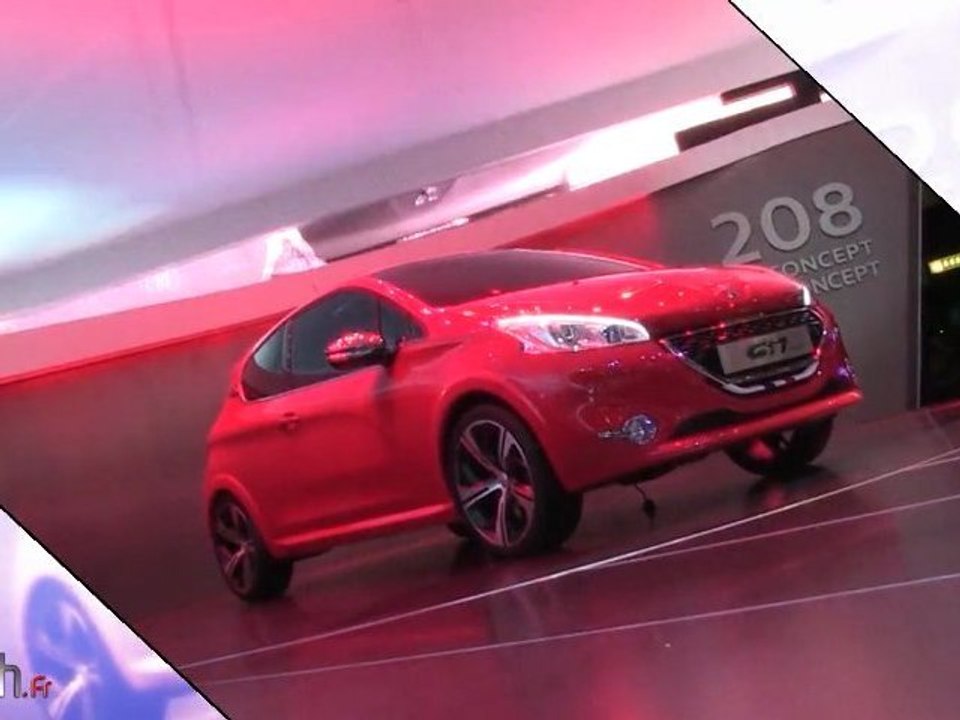 Peugeot 208 et 208 GTI Concept à Genève 2012