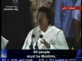 Kadhafi al jazeera djihad