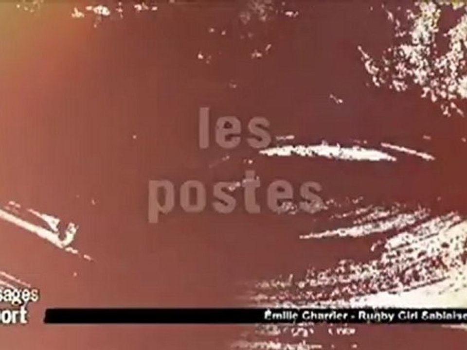 Visages du Sport :  Emilie Charrier