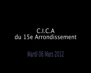 CICA du 15e arrondissement du 06/03/12