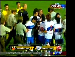 Unión Espanola y U. Católica 1-1 en Santa Laura